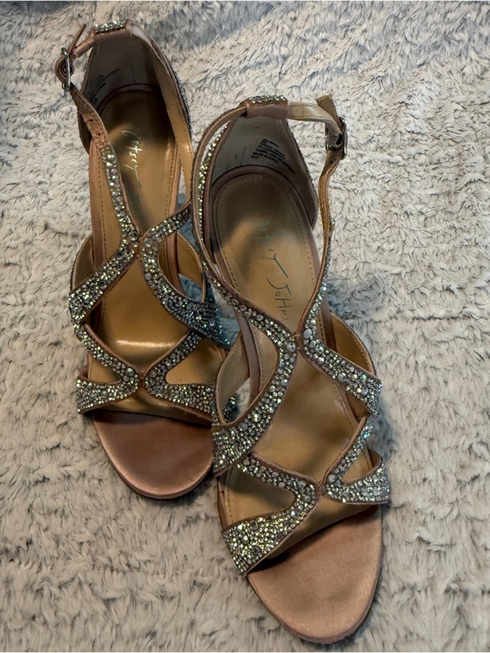 Betsey Johnson Heels Rhinestones